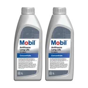 Pachet 2 litri Antigel Concentrat Mobil Antifreeze LONG LIFE OAT (VW G12+, MB 325.3, Culoare Rosu) Cel mai vândut