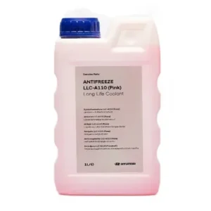 Popular Antigel Original Hyundai Kia LLC-A110 Pink, Long Life Coolant, 1 Litru, Cod A110, Culoare Roz
