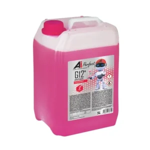 Antigel Concentrat Auto AiPerfect G12+, 5 Litri, Long Life (5 Ani 300.000 km), Fara Silicati, Protectie -36 C, Roz, Compatibil VW TL 774 D F, MB 325.3 Livrare gratuită