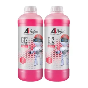 Bestseller Pachet 2 litri Antigel Concentrat AiPerfect G12 OAT (VW TL 774-F, Culoare Rosu Roz)