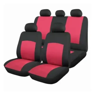 Reducere extra Set Huse Scaune Auto pentru Suzuki Ignis - RoGroup Oxford Rosu, 9 piese