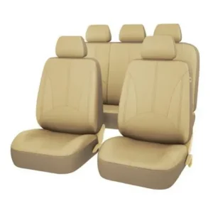 Set 11 huse scaun auto Universale din piele ecologica Bej, AG338F Disponibil imediat