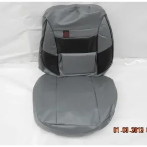 Noutate Huse scaune auto imitatie gri cu negru