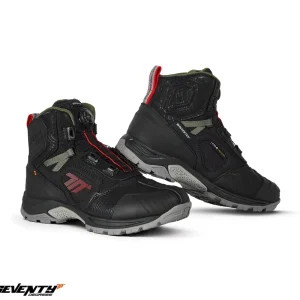 Ghete (cizme) pentru scuter – motocicleta Adventure (Touring) Unisex Seventy model SD-BA7 Stelvio culoare: negru/rosu/verde Negru/rosu/verde 46 Nu rata