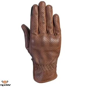 Livrare gratuită Manusi femei pentru scuter – motocicleta Urban/heritage vara piele Ixon model RS Nizo Air LS culoare: camel (maro) – degete tactile XS (6/7)