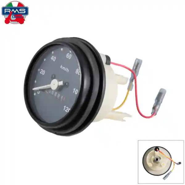 Bord (ceas km) rotund Vespa PK – PK Automatica – PK Elestart – PK S – PK SS 2T AC 50-80-100-125cc – 120 km/h Chilipir
