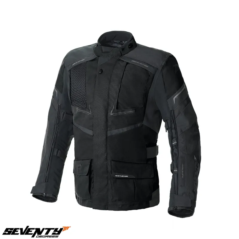 Noutate Geaca (jacheta) barbati pentru scuter – motocicleta Urban/Touring Seventy vara/iarna model SD-JT81 Navy culoare: negru Negru XXXL