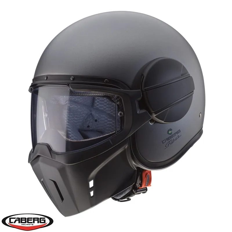 Casca pentru scuter – motocicleta Caberg model Ghost X gun metal (titanium) mat – fibra de sticla – omologare noua: ECE 22.06 XS (53/54cm) Cumpără online