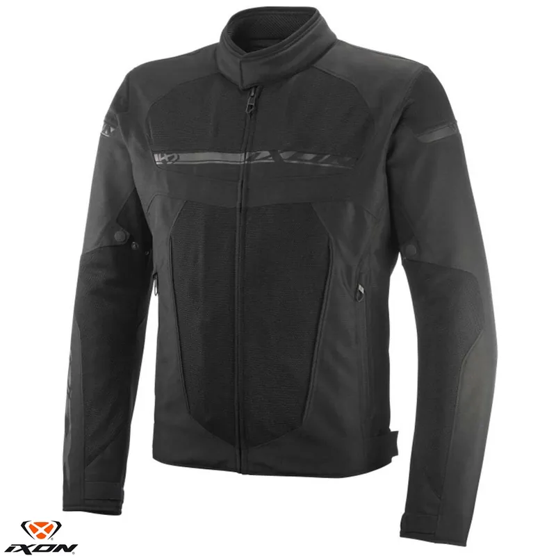 Geaca (jacheta) barbati pentru scuter – motocicleta Racing/Roadster Ixon All season model T-Rex MS culoare: negru Negru XL Nu rata
