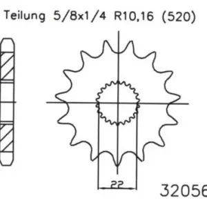 Pinion fata 17 dinti pas lant 520 – Aprilia AF1 – ETX – Europa – Classic – MX – Pegaso – Red Rose – RS – RX – SX – Tuareg 2T 125cc Plată securizată