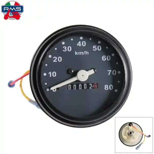 Bord (ceas km) rotund Vespa PK – PK Automatica – PK Elestart – PK S – PK SS 2T AC 50-80-100-125cc – 80 km/h Reducere