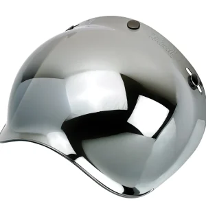 Viziera oglinda cromata (argintie) (bubble visor) casca Custom Rider – Le Mans – Le Mans SV Ofertă specială