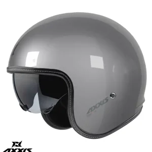 Casca pentru scuter – motocicleta Axxis model Hornet S SV A2 gri lucios (ochelari soare integrati) – omologare noua ECE 22.06 XXL (63/64cm) Discount