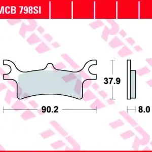 Set placute frana TRW MCB798SI – ATV Polaris Sportsman – Magnum – Scrambler 400-500-600-700-800cc Promoție