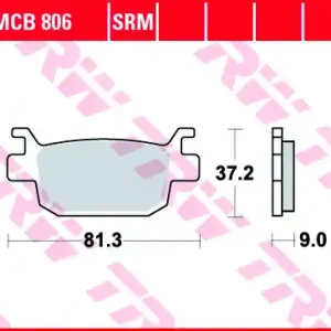 Set placute frana TRW MCB806SRM – Honda FES S-Wing – NSS Forza – Jazz 250cc – SH 300i – Peugeot Metropolis – Satelis 400cc Cel mai bun preț