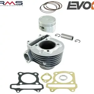 Promoție Set motor (kit cilindru) scuter GY6-150 4T – China scooters – Kymco Agility R16 (04-) – Jinlun – Jonway 4T AC 150cc D57.40 bolt 15 (EVOK)