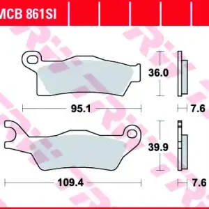 Set placute frana fata-spate TRW MCB861SI – ATV Can Am Outlander – Renegade – Max Turbo – Turbo – X3 450-800-1000cc Preferatul clienților