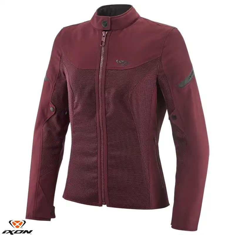Geaca (jacheta) femei pentru scuter – motocicleta Racing/Roadster Ixon vara model Fresh LS culoare: burgundy (visiniu) Burgundy (visiniu) S Chilipir