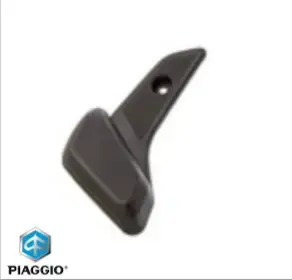 Suport original picior dreapta pasager Vespa Primavera (13-) – Sprint (14-) 50-125-150cc (culoare: negru) Ultima șansă