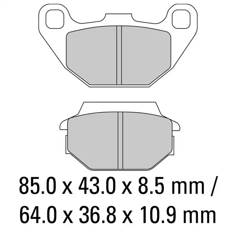 Lichidare de stoc Set placute frana Ferodo FDB2096EF – Kymco Agility – People – Super 9 50-200cc – Laverda Phoenix 125-200cc – Sym HD – Joy Ride 125-200cc