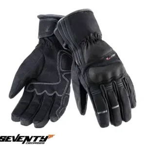 Manusi barbati pentru scuter – motocicleta Touring iarna Seventy model SD-T5 negru Negru M (8 cm) Preț mic