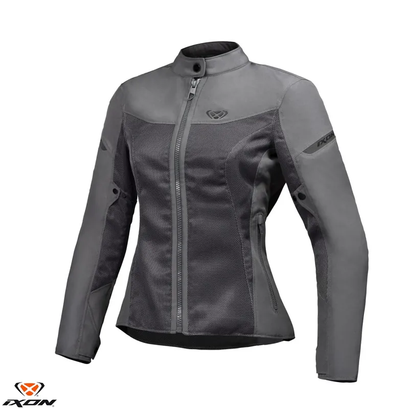 Livrare gratuită Geaca (jacheta) femei pentru scuter – motocicleta Racing/Roadster Ixon vara model Fresh LS culoare: gri Gri S