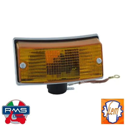 Semnalizare fata dreapta cromata portocalie LML Star / Deluxe – Vespa P – Vespa PX 80 – PX 100 – PX 125 – PX 150 – PX 200 (Siem) Ofertă