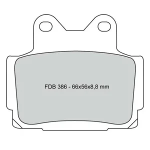 Livrare rapidă Set placute frana Ferodo FDB386P – Yamaha FZR 400 – FZS 600 – TZR 150-250 TDR 250 – RD 350 – XJ 600 Diversion – SRX 600