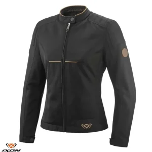 Geaca (jacheta) femei pentru scuter – motocicleta Urban/Heritage Ixon vara model Cornet WP LS culoare: negru/maro Negru/maro M Reduceri