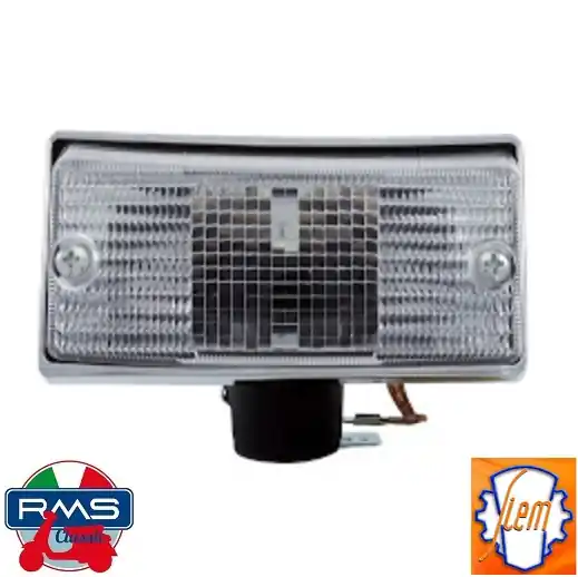 Reducere specială Semnalizare fata dreapta cromata transparenta LML Star / Deluxe – Vespa P – Vespa PX 80 – PX 100 – PX 125 – PX 150 – PX 200 (Siem)