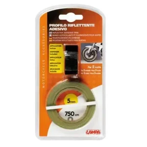 Dunga (banda) adeziva alba pentru roata (janta) cu adaptor (latime: 5 mm; lungime: 750 cm) Livrare gratuită