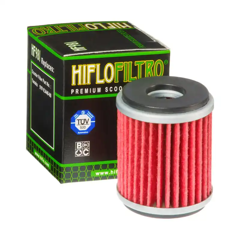 Retur gratuit Filtru ulei Hiflofiltro HF981 – MBK Citycruiser – Skycruiser 125 – Yamaha VP125 X-City – YP125 X-Max – YP125 X-Max Sport