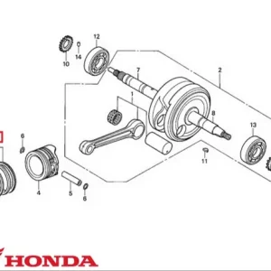 Discount Set segmenti originali Honda ANF Innova 4T 125cc D53.00 (cota 0.50)