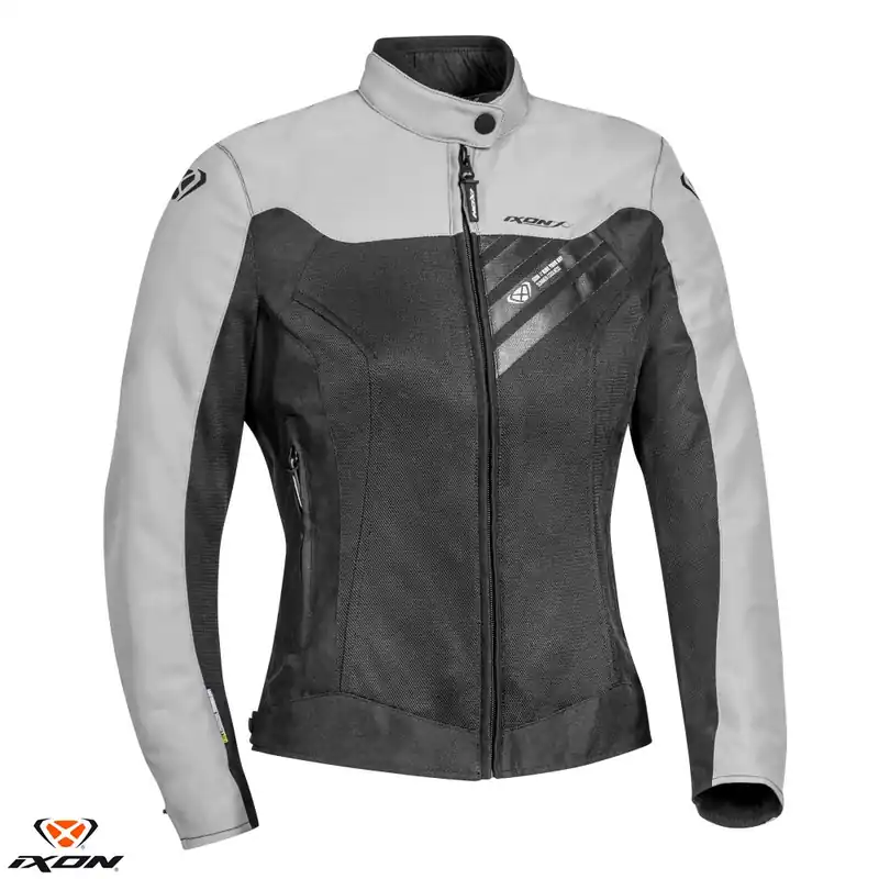 Geaca (jacheta) femei pentru scuter – motocicleta Racing/Roadster Ixon vara model Orion LS culoare: negru/gri Negru/gri XS Doar azi