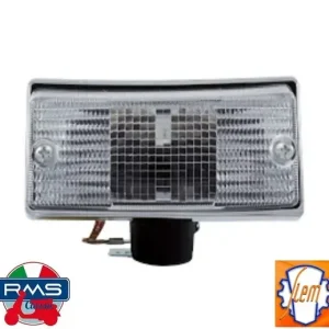 Semnalizare fata stanga cromata transparenta LML Star / Deluxe – Vespa P – Vespa PX 80 – PX 100 – PX 125 – PX 150 – PX 200 (Siem) Preferatul clienților
