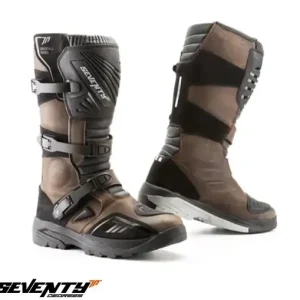 Ghete (cizme) pentru scuter – motocicleta Adventure (Touring) Unisex Seventy model SD-BA4 culoare: maro Maro 48 Vezi acum