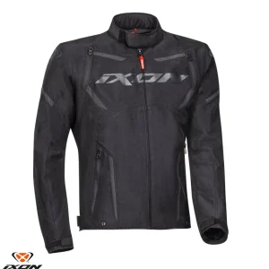 Noutate Geaca (jacheta) barbati pentru scuter – motocicleta Racing/Roadster Ixon mid-season model Striker MS culoare: negru Negru S