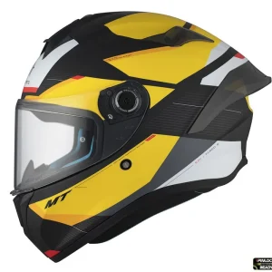 Casca integrala pentru scuter – motocicleta MT Targo S Kay B3 galben mat – omologare noua ECE 22.06 – tip viziera: MT-V-18B M (57/58cm) Disponibil imediat