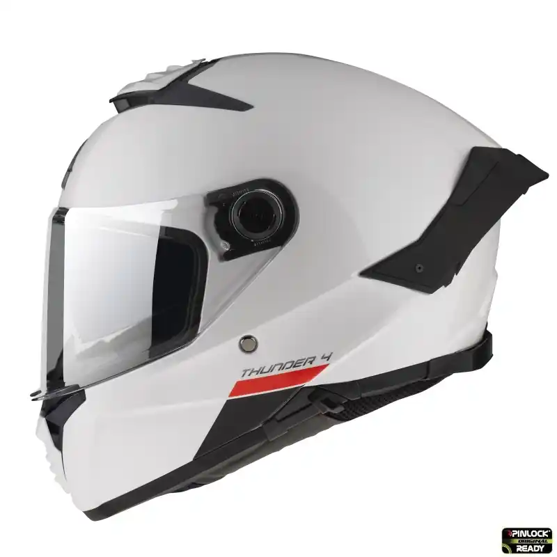 Reducere de preț Casca integrala pentru scuter – motocicleta MT Thunder 4 SV A0 alb lucios (ochelari soare integrati) – tip viziera MT-V-28B XL (61/62cm)