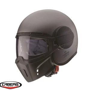 Comandă acum Casca pentru scuter – motocicleta Caberg model Ghost gun metal (titanium) mat – fibra de sticla M (57/58cm)