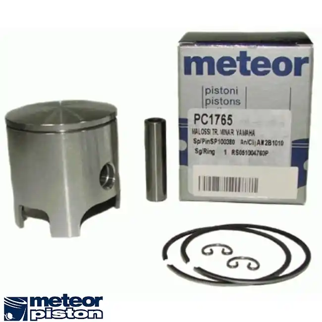 Piston Aprilia Rally – Scarabeo – SR – Malaguti F10 – F12 – F15 – MBK Nitro – Yamaha Aerox 2T 80cc D47.55 bolt 10 (Malossi MHR + Polini) Transport gratuit