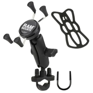 Reduceri Suport telefon mobil (Iphone Max, Samsung Galaxy + / Note etc) cu montaj pe ghidon RAM Mount X-Grip – pentru telefoane cu diagonala mare