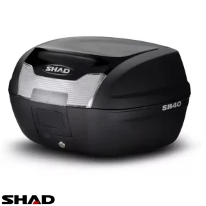 Preferatul clienților Cutie portbagaj (topcase) Shad model SH40 culoare: negru (volum: 40 litri) – include placa de montaj