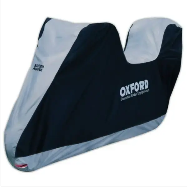 Chilipir Husa scutere exterior Oxford Aquatex (gri-negru) – marime: S – waterproof (pentru modele echipate cu parbriz si cutie)
