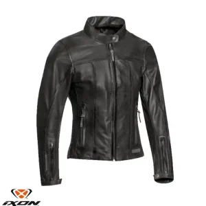Bestseller Geaca (jacheta) femei pentru scuter – motocicleta piele Urban/Heritage Ixon vara model Crank Air LS culoare: negru Negru M