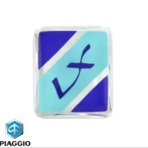 Chilipir Emblema scris „LX” originala ornament cromat aripa fata Vespa LX – LX Touring – LXV 2T-4T 50-125-150cc