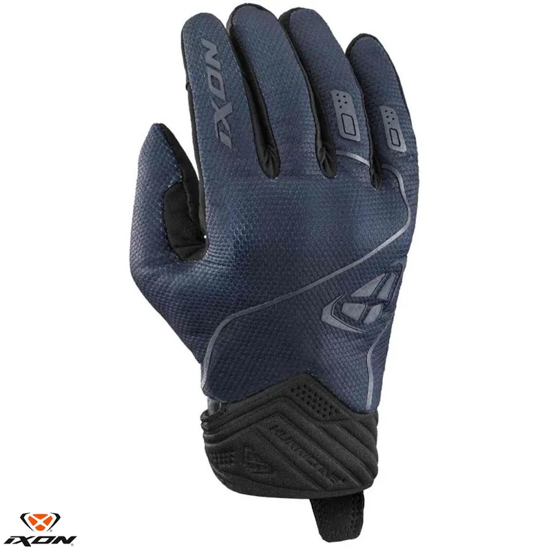 Reducere extra Manusi barbati pentru scuter – motocicleta Roadster vara Ixon model Hurricane 2 MS culoare: navy (albastru) – degete tactile S (7/8)