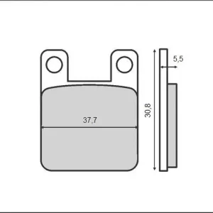 Set placute frana FT3033 – Polini Cross 50cc 99 Livrare rapidă