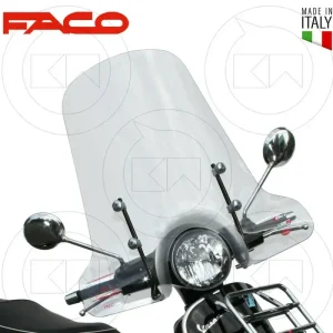 Parbriz mare (inalt) transparent (iarna) Vespa Granturismo – GT – GTS – GTS Touring – Super GTS 125-200-250-250-300cc Doar azi