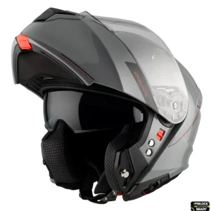 Casca modulabila pentru scuter – motocicleta MT Genesis SV A12 gri lucios Pinlock ready – omologare noua ECE 22.06 S (55/56cm) Ultima șansă
